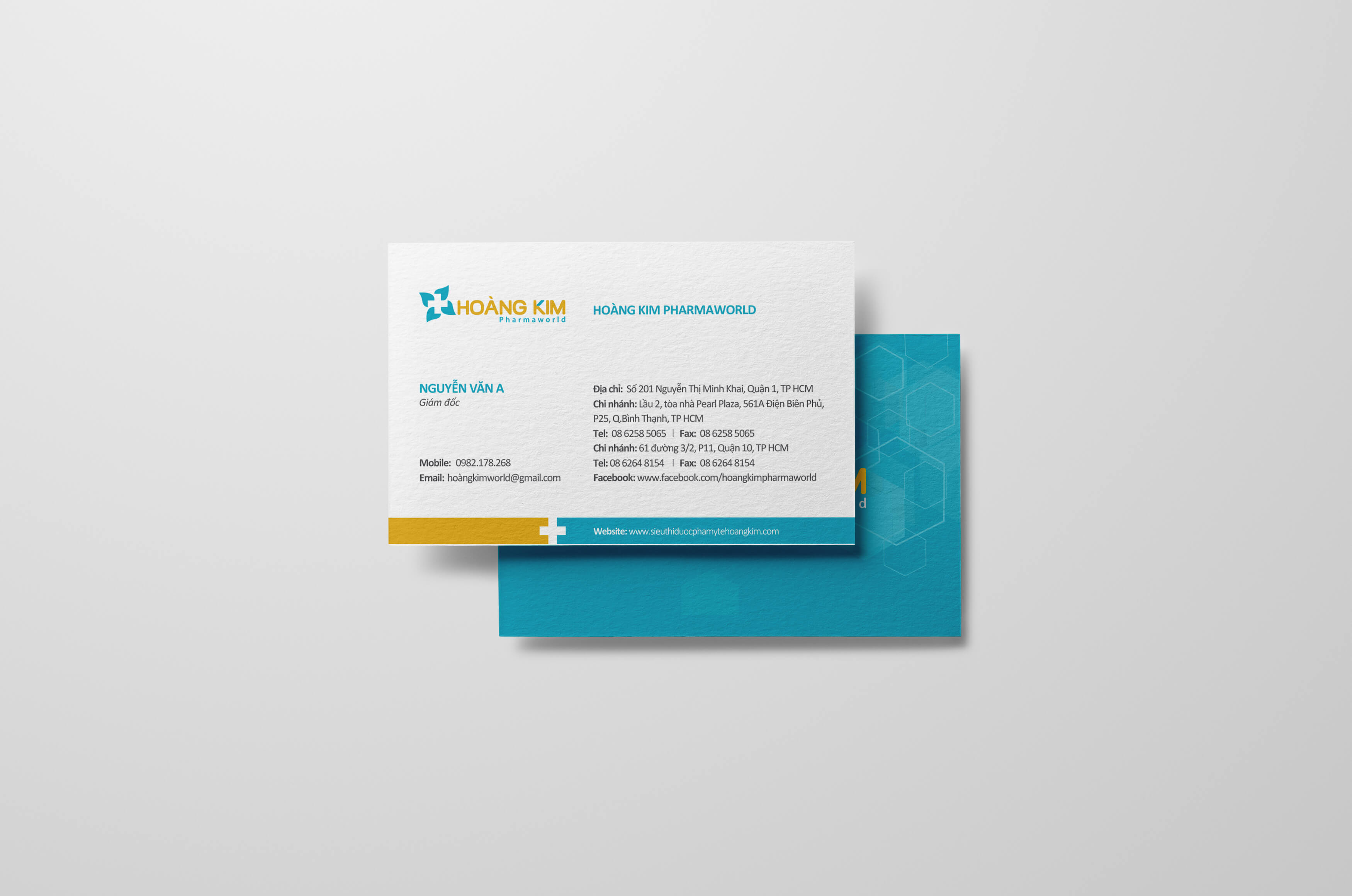 HOÀNG KIM MART - Thiết kế logo và bộ nhận diện thương hiệu HOÀNG KIM MART